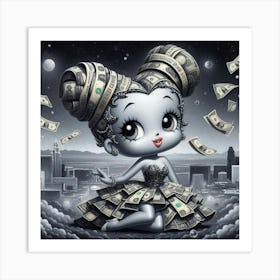 Money Girl 4 Art Print