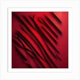 Abstract Red Background 4 Art Print