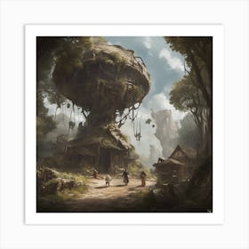 Interactive Landscape Art Print