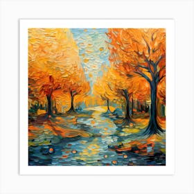 Autumn Trees 10 Art Print