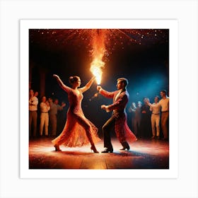 Flamenco Dancers 1 Art Print