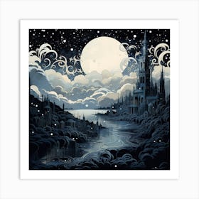 Moonscape Art Print