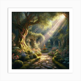 Garden Path Art Print