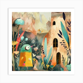 Fairy Garden 1 Art Print