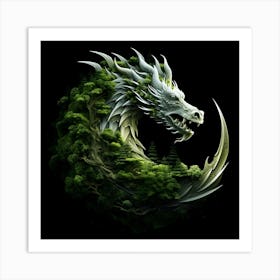 Forest Dragon Art Print