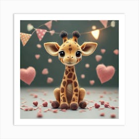 Giraffe 15 Art Print