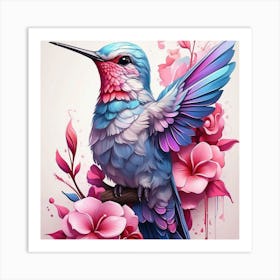 Hummingbird  Art Print