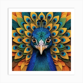 Peacock 20 Art Print