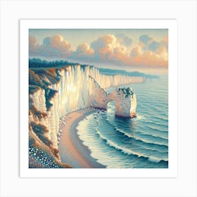 White Cliffs 1 Art Print