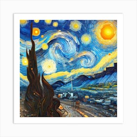 Starry Night 1 Art Print