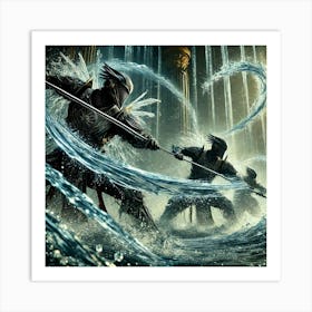 Cascade Sovereignty Hydroknights Water Combat Art Print