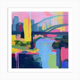 Abstract Travel Collection Sydney Australia 8 Art Print