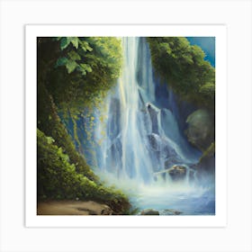 Beautiful Waterfall Art Print