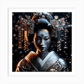 Japan Geisha Visual 8 Art Print