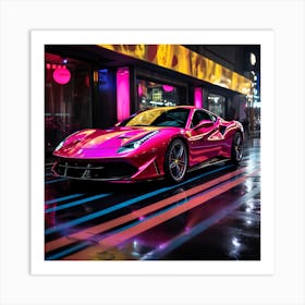 Ferrari 488 Gt Art Print