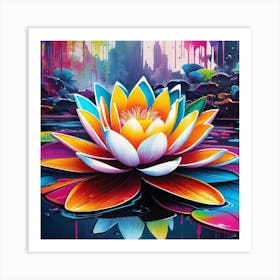 Lotus Flower 26 Art Print