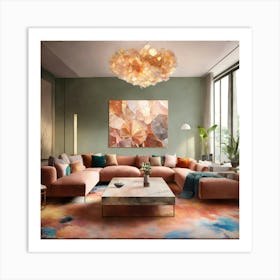 Modern Living Room 168 Art Print