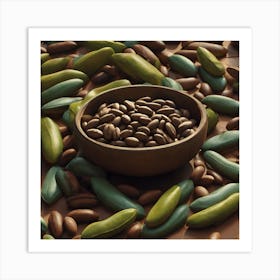 Peas In A Bowl Art Print