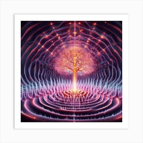 Tree Of Life 936 hertz fx Art Print