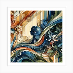 Abstract Painting 1 Art Print