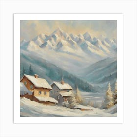 Winter Landscape 3 Art Print