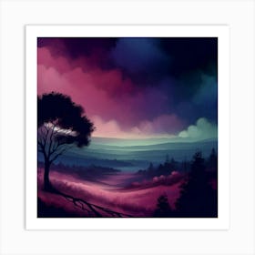 Landscape Painting 275 Art Print