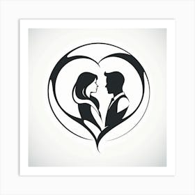 Couple In Love 1 Art Print