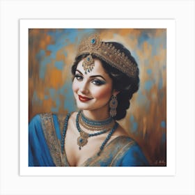 Beautiful Indian Woman Art Print