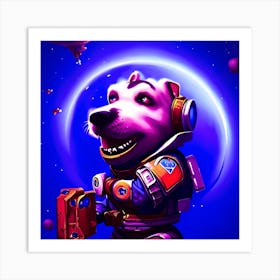 Rocket dog Art Print