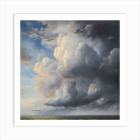 Cloudy Sky Art Print