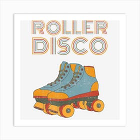 Cool Roller Disco Retro Party 70s And 80s Art Print