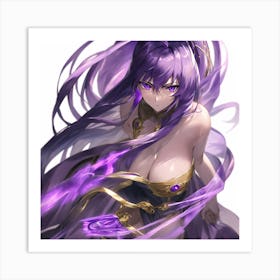 Purple Mage Bethany Art Print