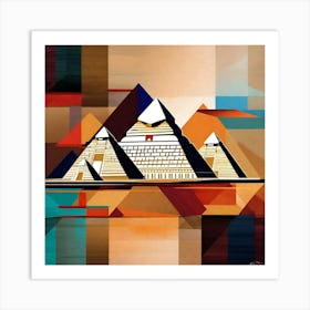 Pyramids Of Giza 2 Art Print