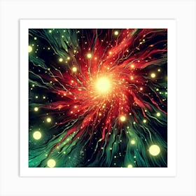 Radiant Sparks 10 1 Art Print