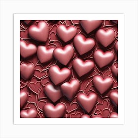 Valentine'S Day Background 4 Art Print