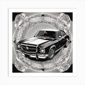 Mercedes Benz 4 Art Print