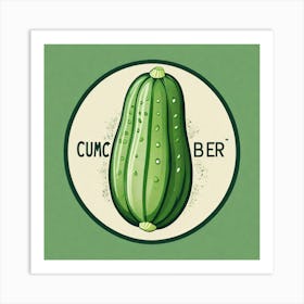 Cucumber 2 Art Print