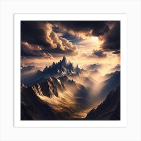 Mountain Landscape Art Print