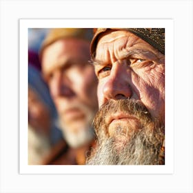 Old Men With Beards Art Print