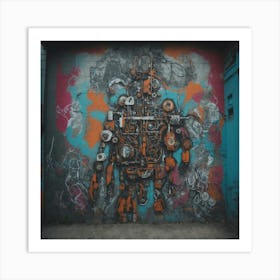 Deux Ex Machina Graffiti Art Print