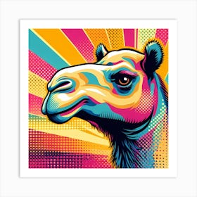 Pop Camel 1 Art Print