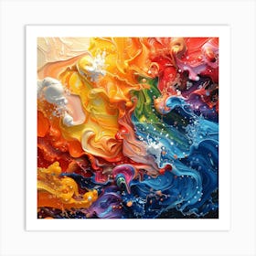 Abstract Painting 37 Art Print