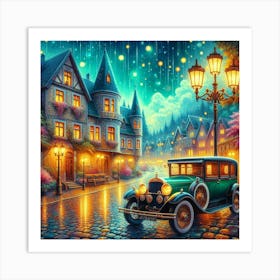 Night In The City Art Print