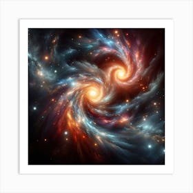 Galaxies 2 Art Print