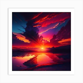 Sunset Art Print