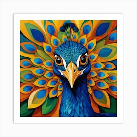 Peacock 17 Art Print