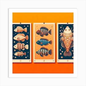 Fish posters Art Print