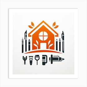 House logo Art Print