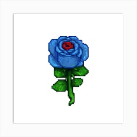 Blue Rose Art Print