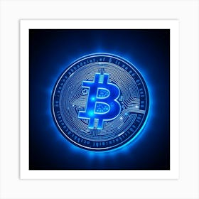 Bitcoin Symbol 1 Art Print